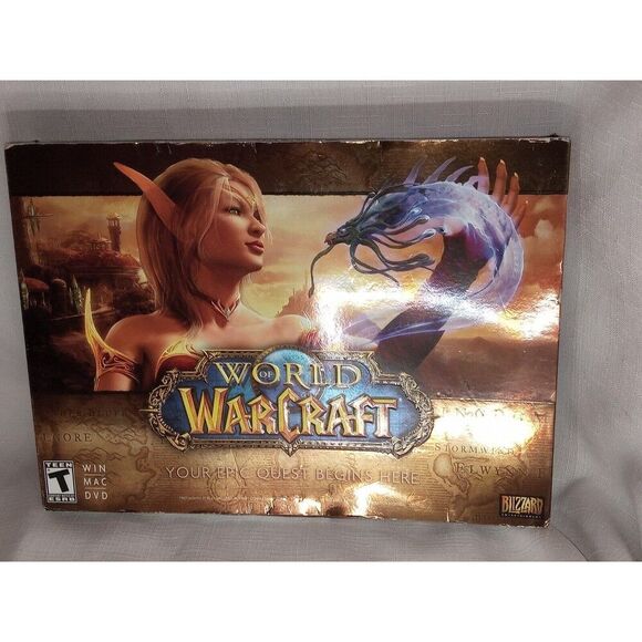 *SEALED* WORLD OF WARCRAFT BATTLECHEST PC/MAC COLLECTION BOX WINDOWS BLIZZARD - Picture 1 of 16